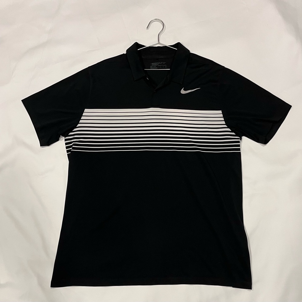 Nike Men's Black Polo Shirt